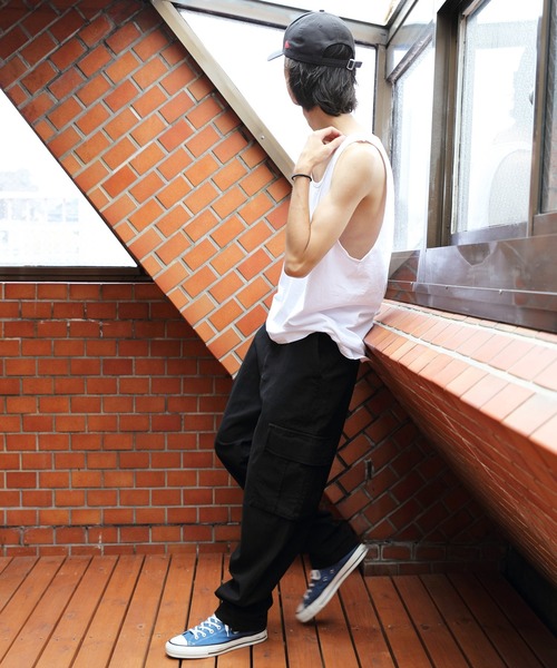 LOS ANGELES APPAREL（ロサンゼルスアパレル）の「LOS ANGELS APPAREL 6.0oz クラシックタンクトップ（タンクトップ・メンズ・ブラック/ホワイト・LARGE/MEDIUM/SMALL/X-LARGE）」の14枚目の写真