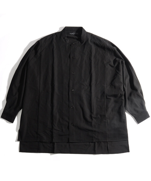 neos（ネオス）の「【neos -addictive design-】ビッグシルエット バンドカラー ドルマン ロング ボリュームスリーブ シャツ（シャツ/ブラウス・メンズ・ベージュ/ブラック/ホワイト・MEDIUM/LARGE）」の4枚目の写真