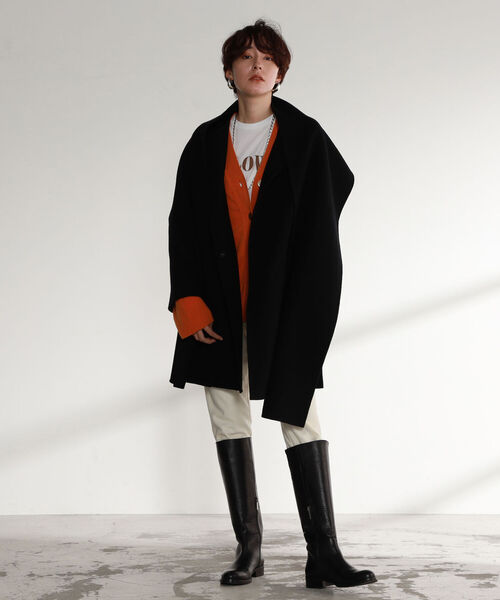 NOLLEY'S（ノーリーズ）の「ダブルクロスリバーショートコート（ノー