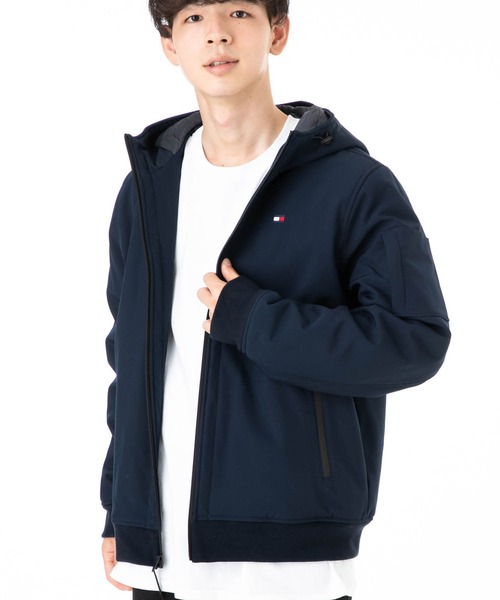 TOMMY HILFIGER(トミーヒルフィガー)の「トミーフィルフィガー ジップアップ 裏キルティング ボンバージャケット(ミリタリージャケット・メンズ・ブラック/ネイビー/カーキ・S/M/L/XL)」の3枚目の写真