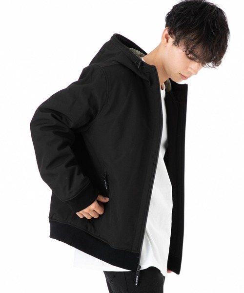 TOMMY HILFIGER(トミーヒルフィガー)の「トミーフィルフィガー ジップアップ 裏キルティング ボンバージャケット(ミリタリージャケット・メンズ・ブラック/ネイビー/カーキ・S/M/L/XL)」の9枚目の写真