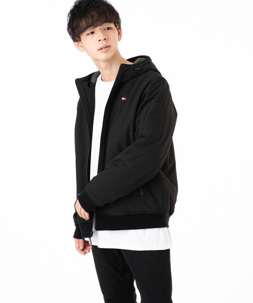 TOMMY HILFIGER(トミーヒルフィガー)の「トミーフィルフィガー ジップアップ 裏キルティング ボンバージャケット(ミリタリージャケット・メンズ・ブラック/ネイビー/カーキ・S/M/L/XL)」の14枚目の写真