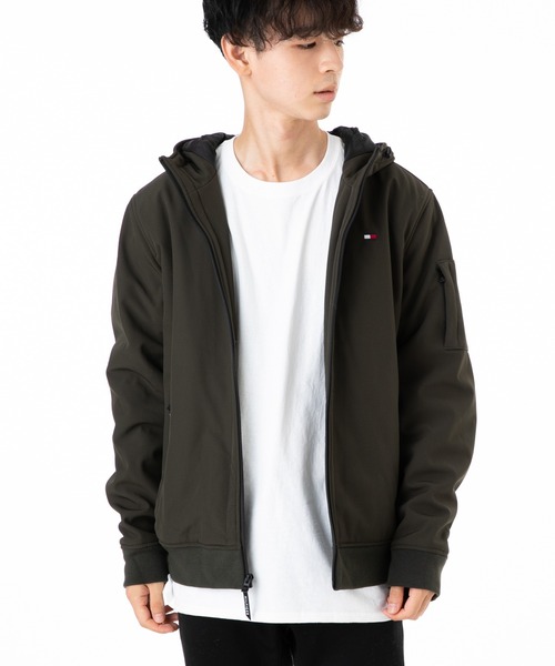 TOMMY HILFIGER(トミーヒルフィガー)の「トミーフィルフィガー ジップアップ 裏キルティング ボンバージャケット(ミリタリージャケット・メンズ・ブラック/ネイビー/カーキ・S/M/L/XL)」の18枚目の写真