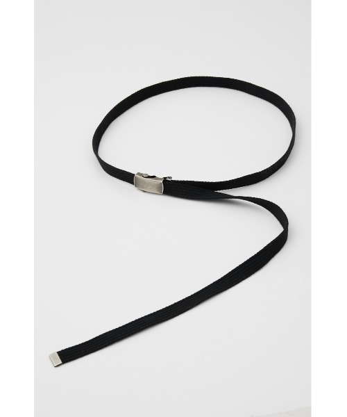 SLY（スライ）の「LASHING THIN BELT ベルト（ベルト・レディース・ホワイト/ブラック/グレー/ピンク/グリーン・FREE）」の3枚目の写真