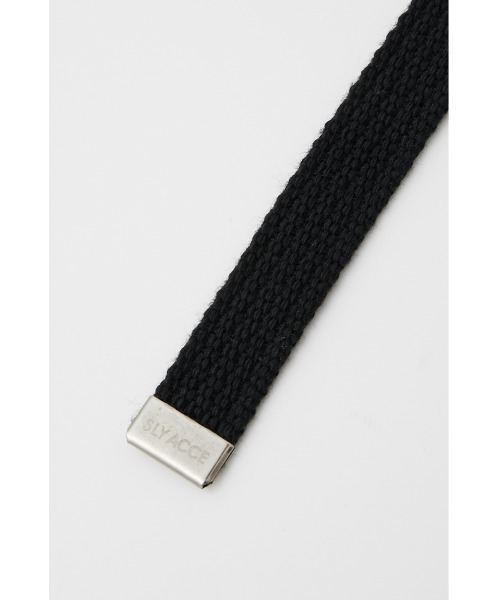 SLY（スライ）の「LASHING THIN BELT ベルト（ベルト・レディース・ホワイト/ブラック/グレー/ピンク/グリーン・FREE）」の7枚目の写真