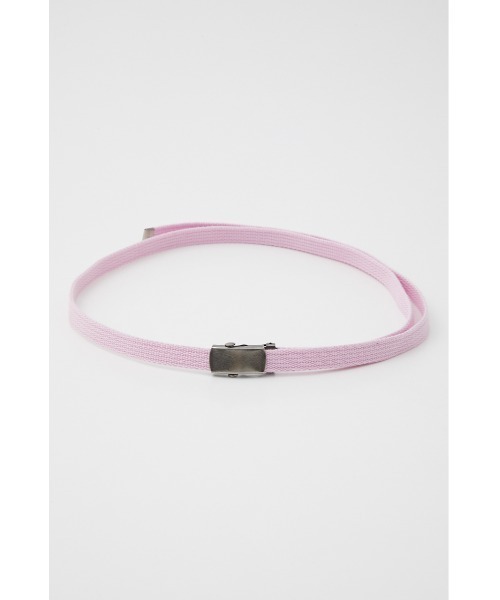 SLY（スライ）の「LASHING THIN BELT ベルト（ベルト・レディース・ホワイト/ブラック/グレー/ピンク/グリーン・FREE）」の18枚目の写真