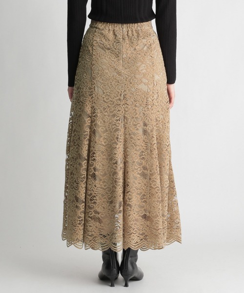 Andemiu(アンデミュウ)の「モールレースナロースカート237130(スカート・レディース・アイボリー/ベージュ/ブルー/パープル・SMALL/MEDIUM)」の22枚目の写真