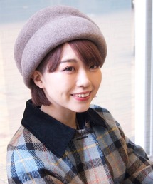 ダブルバスクベレー帽