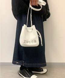 ZUCCa | ロゴスタッズポシェット/ミニバッグ/巾着バッグ(ショルダーバッグ)