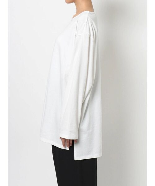 Ungrid（アングリッド）の「ボートネックロングスリーブTee（Tシャツ/カットソー・レディース・オフホワイト/チャコールグレー・FREE）」の15枚目の写真