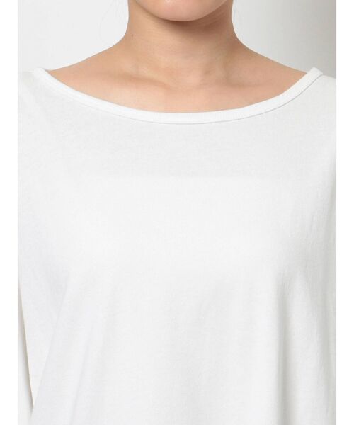 Ungrid（アングリッド）の「ボートネックロングスリーブTee（Tシャツ/カットソー・レディース・オフホワイト/チャコールグレー・FREE）」の17枚目の写真