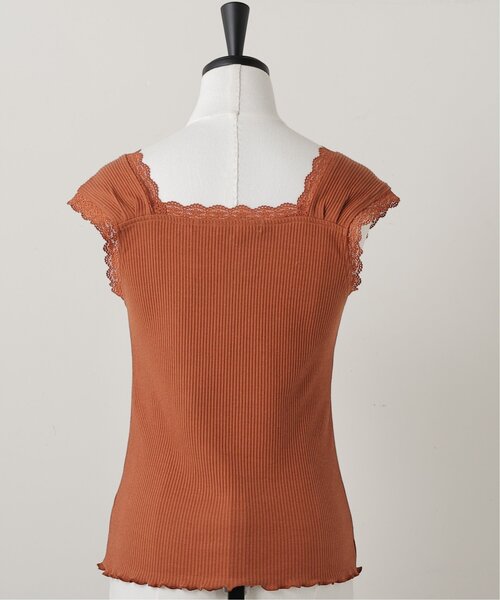 RAY CASSIN（レイカズン）の「フロントギャザータンクトップ（タンクトップ・レディース・グリーン/オレンジ/オートミール・FREE）」の12枚目の写真