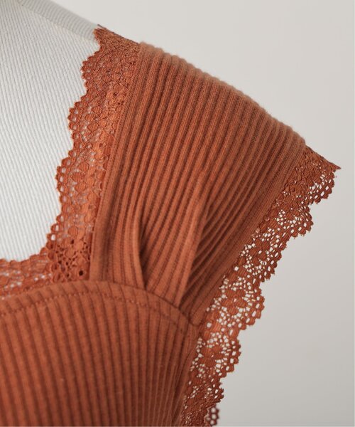 RAY CASSIN（レイカズン）の「フロントギャザータンクトップ（タンクトップ・レディース・グリーン/オレンジ/オートミール・FREE）」の10枚目の写真