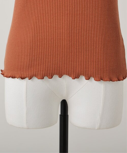 RAY CASSIN（レイカズン）の「フロントギャザータンクトップ（タンクトップ・レディース・グリーン/オレンジ/オートミール・FREE）」の7枚目の写真