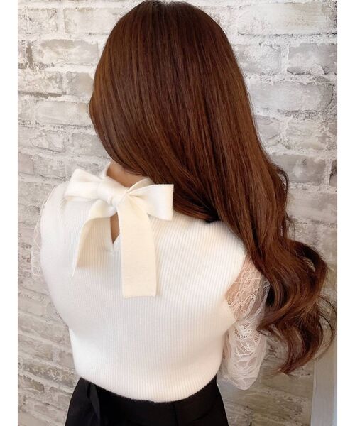 RESEXXY（リゼクシー）の「レースニットトップス【セットアップ着用可能】（ニット/セーター・レディース・ホワイト/ブラック/ベージュ・FREE）」の21枚目の写真