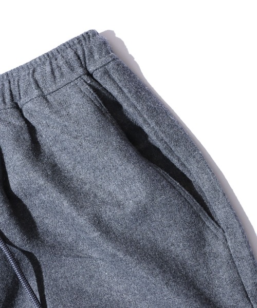 FIVE BROTHER(ファイブブラザー)の「FIVE BROTHER/ファイブブラザー WOOL EASY PANTS ウール イージーパンツ テーパードシルエット 自宅洗濯可(チノパンツ・メンズ・グレー/チャコールグレー・M/L)」の8枚目の写真