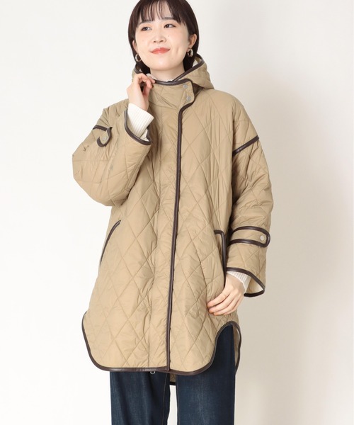 Jines(ジネス)の「キルティングポンチョコート(その他アウター・レディース・ベージュ・38)」の19枚目の写真