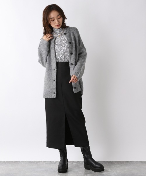 JEANASIS(ジーナシス)の「5Gソウバリキモウクルーカーディガン/263361(カーディガン/ボレロ・レディース・グレー/ブルー/グリーン/アイボリー・FREE)」の21枚目の写真