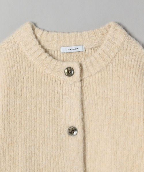 JEANASIS(ジーナシス)の「5Gソウバリキモウクルーカーディガン/263361(カーディガン/ボレロ・レディース・グレー/ブルー/グリーン/アイボリー・FREE)」の7枚目の写真