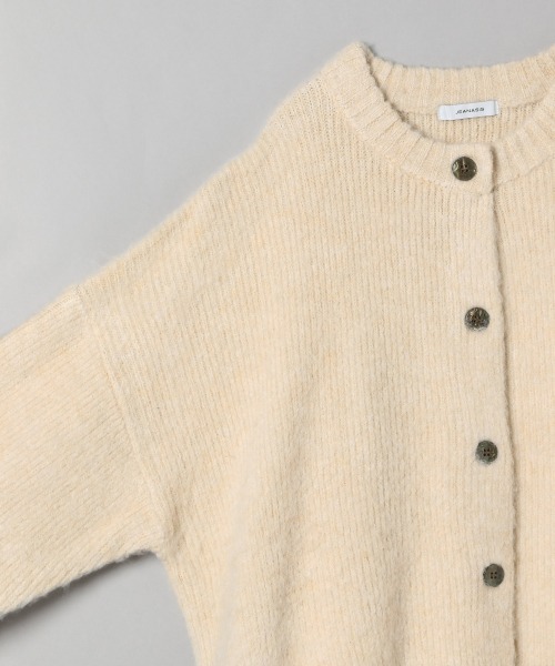 JEANASIS(ジーナシス)の「5Gソウバリキモウクルーカーディガン/263361(カーディガン/ボレロ・レディース・グレー/ブルー/グリーン/アイボリー・FREE)」の14枚目の写真