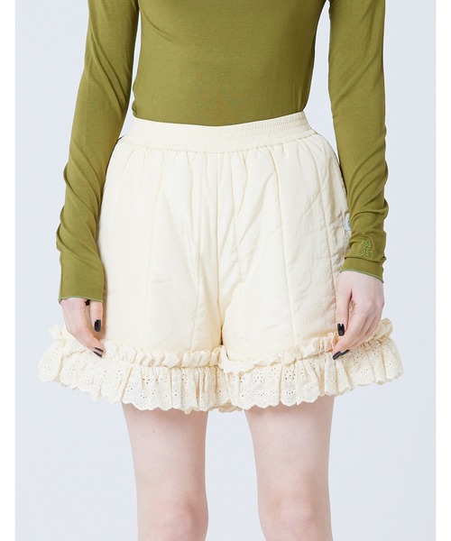 Little sunny bite（リトルサニーバイト）の「Nylon short pants（その他パンツ・レディース・ホワイト/ブラック/カーキ・SMALL/MEDIUM）」の2枚目の写真