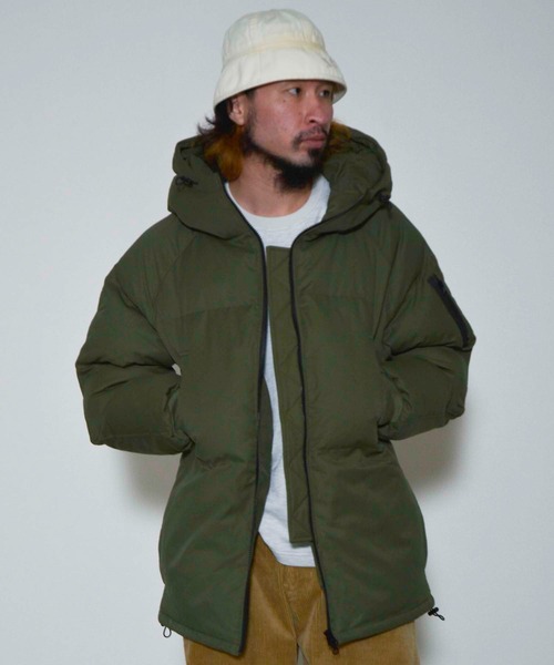 Johnbull（ジョンブル）の「ミリタリーダウン（ダウンジャケット/コート・メンズ・ベージュ/オリーブ・SMALL/MEDIUM/LARGE/X-LARGE）」の12枚目の写真