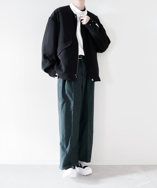 melt.（メルト）の「OVER BASIC NO COLOR  BLOSUN / オーバーベージックノーカラーブルゾン（MA-1・メンズ・ブラック・SMALL/MEDIUM/LARGE）」の7枚目の写真