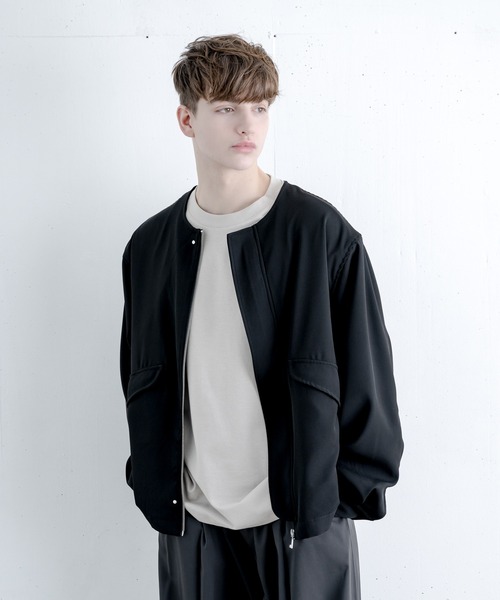 melt.（メルト）の「OVER BASIC NO COLOR  BLOSUN / オーバーベージックノーカラーブルゾン（MA-1・メンズ・ブラック・SMALL/MEDIUM/LARGE）」の11枚目の写真