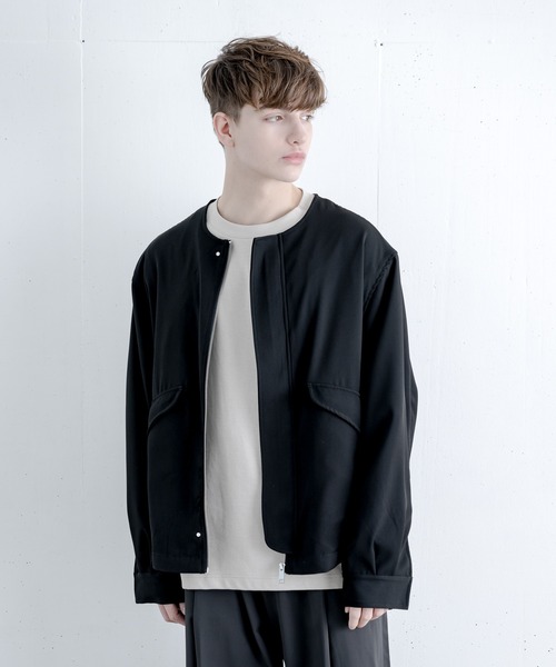 melt.（メルト）の「OVER BASIC NO COLOR  BLOSUN / オーバーベージックノーカラーブルゾン（MA-1・メンズ・ブラック・SMALL/MEDIUM/LARGE）」の16枚目の写真