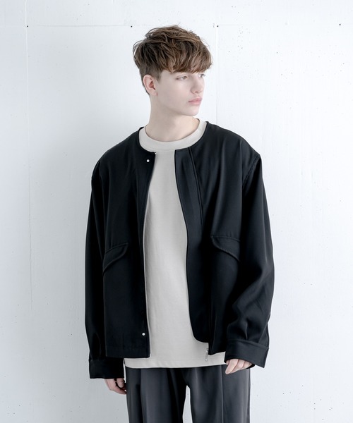 melt.（メルト）の「OVER BASIC NO COLOR  BLOSUN / オーバーベージックノーカラーブルゾン（MA-1・メンズ・ブラック・SMALL/MEDIUM/LARGE）」の17枚目の写真