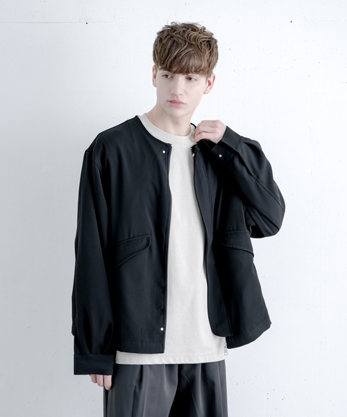 melt.（メルト）の「OVER BASIC NO COLOR  BLOSUN / オーバーベージックノーカラーブルゾン（MA-1・メンズ・ブラック・SMALL/MEDIUM/LARGE）」の19枚目の写真