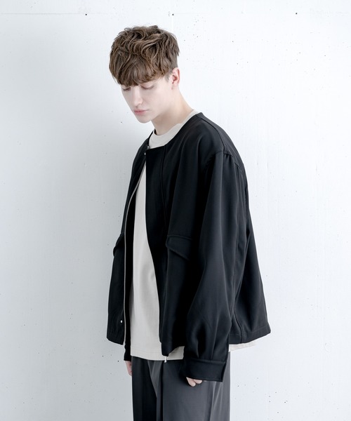 melt.（メルト）の「OVER BASIC NO COLOR  BLOSUN / オーバーベージックノーカラーブルゾン（MA-1・メンズ・ブラック・SMALL/MEDIUM/LARGE）」の20枚目の写真