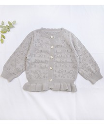 coto cotte（コトコト）の「透かし編みカーディガン（カーディガン/ボレロ）」