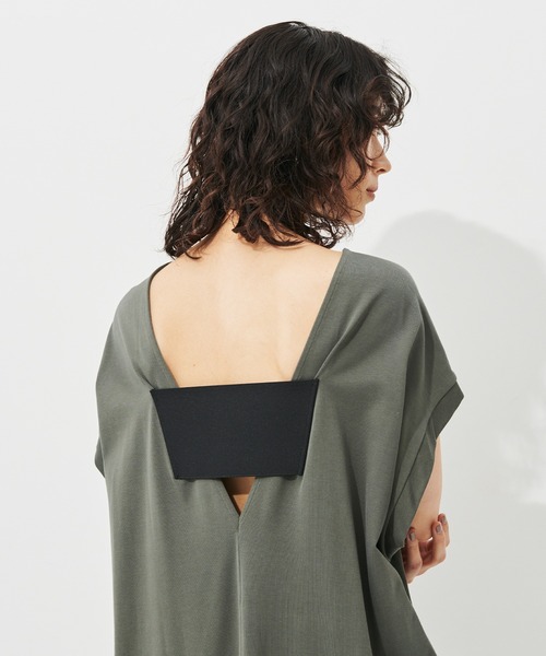 N.O.R.C（ノーク）の「バックシャンワンピース（ワンピース・レディース・ブラック/グレー/カーキ・S/M）」の9枚目の写真