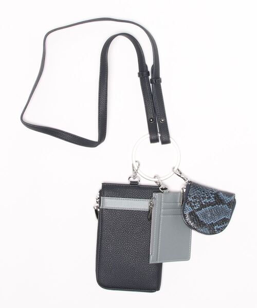 jouetie（ジュエティ）の「【jouetie/ジュエティ】ロゴマニアリングマルチショルダーバッグ（ショルダーバッグ・レディース・オリーブ/シルバー/グレー/アイボリー/ピンク系その他/スモークピンク/ネイビー/ベージュ/ブラック・FREE）」の22枚目の写真