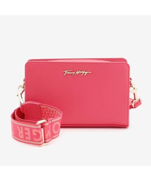 TOMMY HILFIGER（トミーヒルフィガー）の「シグネチャーミニショルダーバッグ（ショルダーバッグ・レディース・ネイビー/カーキ/ピンク・FREE）」の18枚目の写真