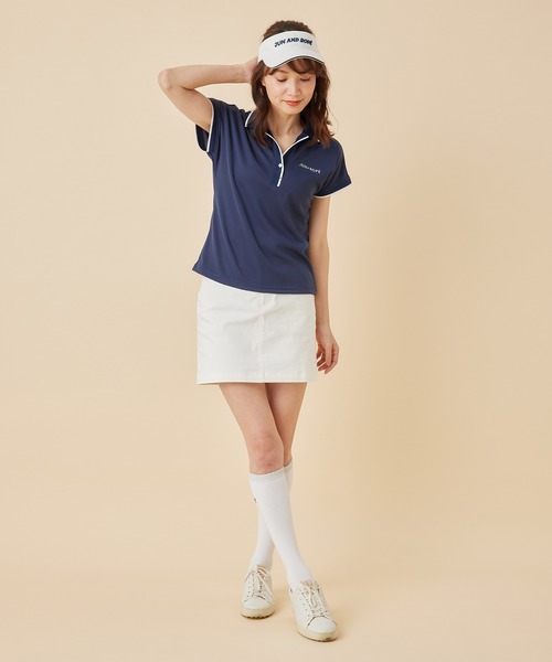 JUN&ROPE'(ジュンアンドロペ)の「プレミアムストレッチ5ポケットスカート(スカート・レディース・カーキ/グレー/ブラック/ホワイト・L/M/X-SMALL/S)」の7枚目の写真