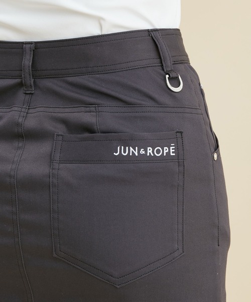 JUN&ROPE'(ジュンアンドロペ)の「プレミアムストレッチ5ポケットスカート(スカート・レディース・カーキ/グレー/ブラック/ホワイト・L/M/X-SMALL/S)」の14枚目の写真