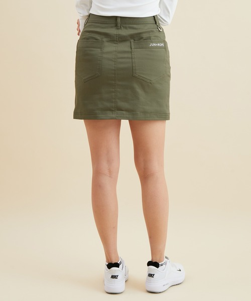 JUN&ROPE'(ジュンアンドロペ)の「プレミアムストレッチ5ポケットスカート(スカート・レディース・カーキ/グレー/ブラック/ホワイト・L/M/X-SMALL/S)」の19枚目の写真