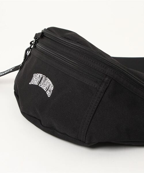 BEN DAVIS（ベンデイビス）の「《BEN DAVIS》WAIST BAG COLLEGE（ショルダーバッグ・メンズ・ブラック×ホワイト/ブラック×レッド/ブラック×グリーン/ブラック×ブルー/ブラック×パープル・FREE）」の6枚目の写真