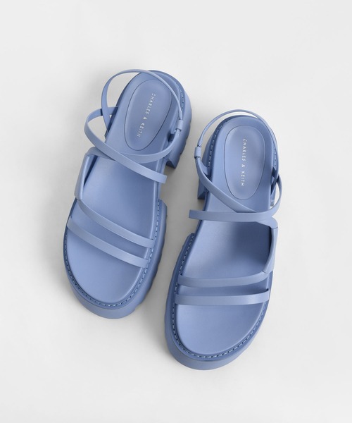 CHARLES & KEITH（チャールズ & キース）の「【販売終了】ナディン ストラッピープラットフォームサンダル / Nadine Strappy Platform Sandals（サンダル・レディース・ホワイト/ブラック/オレンジ/ブルー・22.5cm/23cm/23.5cm/24.5cm/25cm/25.5cm）」の12枚目の写真