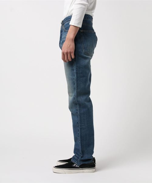 Denime（ドゥニーム）の「【MadeInJapan】LINEN MIX 5P DENIM PANTS -Used mod-/リネンワイドデニムパンツ（デニムパンツ・メンズ・インディゴブルー・SMALL/MEDIUM/LARGE）」の2枚目の写真