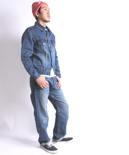 Denime（ドゥニーム）の「【MadeInJapan】LINEN MIX 5P DENIM PANTS -Used mod-/リネンワイドデニムパンツ（デニムパンツ・メンズ・インディゴブルー・SMALL/MEDIUM/LARGE）」の14枚目の写真
