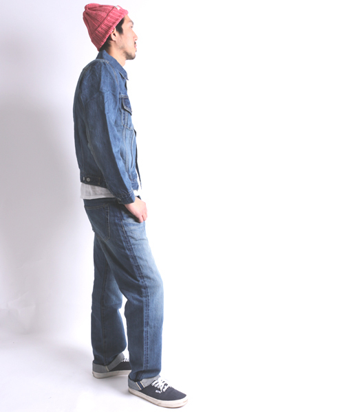 Denime（ドゥニーム）の「【MadeInJapan】LINEN MIX 5P DENIM PANTS -Used mod-/リネンワイドデニムパンツ（デニムパンツ・メンズ・インディゴブルー・SMALL/MEDIUM/LARGE）」の15枚目の写真