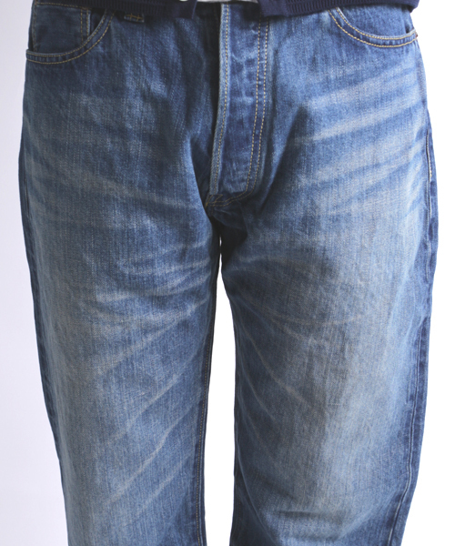 Denime（ドゥニーム）の「【MadeInJapan】LINEN MIX 5P DENIM PANTS -Used mod-/リネンワイドデニムパンツ（デニムパンツ・メンズ・インディゴブルー・SMALL/MEDIUM/LARGE）」の17枚目の写真