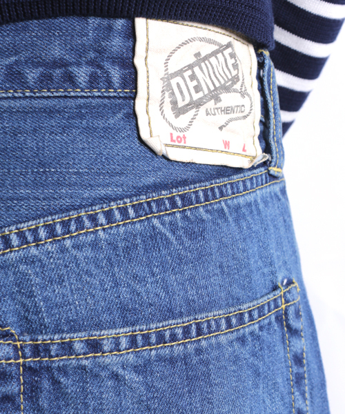 Denime（ドゥニーム）の「【MadeInJapan】LINEN MIX 5P DENIM PANTS -Used mod-/リネンワイドデニムパンツ（デニムパンツ・メンズ・インディゴブルー・SMALL/MEDIUM/LARGE）」の7枚目の写真
