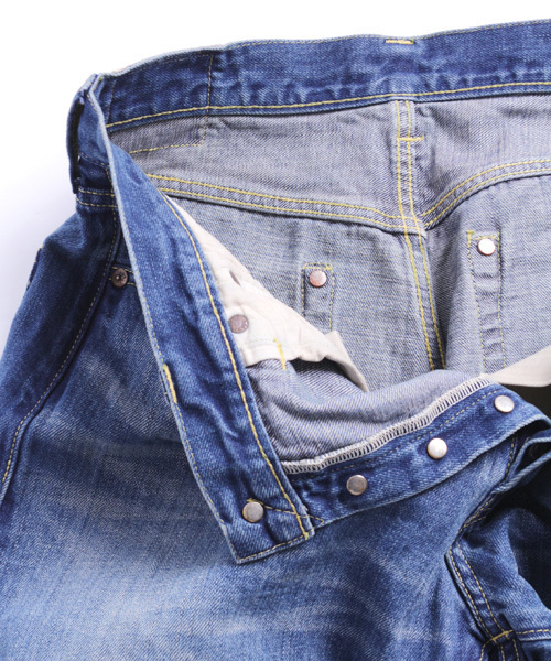 Denime（ドゥニーム）の「【MadeInJapan】LINEN MIX 5P DENIM PANTS -Used mod-/リネンワイドデニムパンツ（デニムパンツ・メンズ・インディゴブルー・SMALL/MEDIUM/LARGE）」の10枚目の写真