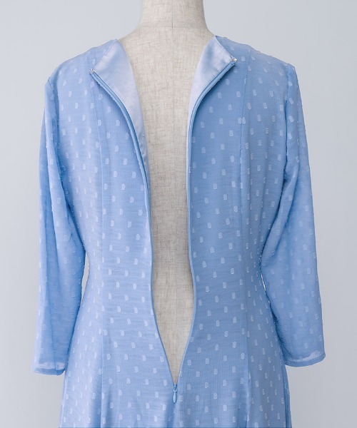 刺繍ドット フレアワンピース（ワンピース）｜JENNE（ジェンヌ）の