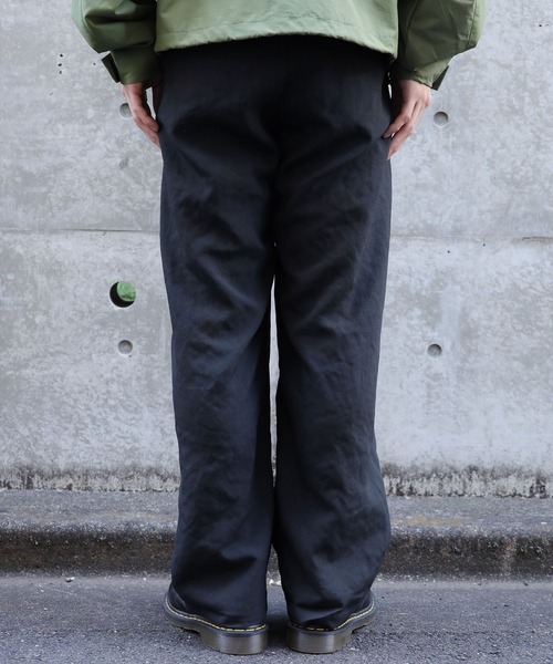 REMI RELIEF（レミレリーフ）の「REMI RELIEF/レミレリーフ エコバック付きオックスパンツ ナイロンパンツ（チノパンツ・メンズ・モカ/オフホワイト/ブラック・M/L/XL）」の5枚目の写真