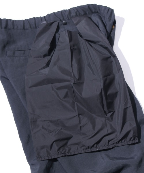 REMI RELIEF（レミレリーフ）の「REMI RELIEF/レミレリーフ エコバック付きオックスパンツ ナイロンパンツ（チノパンツ・メンズ・モカ/オフホワイト/ブラック・M/L/XL）」の12枚目の写真